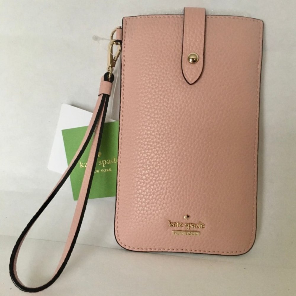 NEW! Kate Spade Pebbled Leather iPhone Wristlet